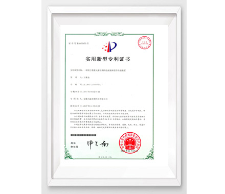 全自動好色先生TV免费版檢測儀實用新型專利證書